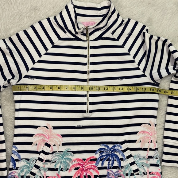 Lilly Pulitzer Skipper Popover- Desert Palm Stripe - Picture 11 of 14